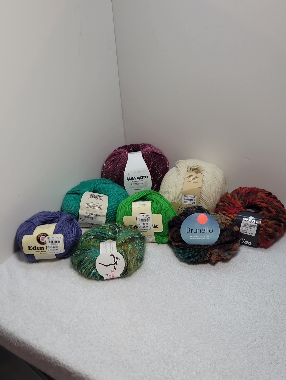 Asst. Yarn Bundle Multi ODDS 8 BALLS #3
